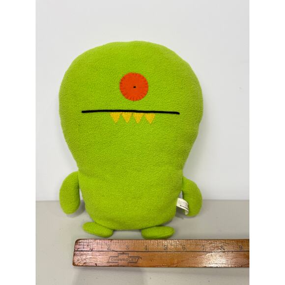 Pretty Ugly Uglydoll Winkolina Lime Green 13” Stuffed Plush 2009 - Picture 2 of 7